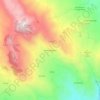 Mappa topografica Fonte La Spugna, altitudine, rilievo
