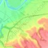 Mappa topografica Hameau de Lendrevié Basse, altitudine, rilievo