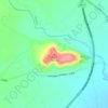 Mappa topografica Puig, altitudine, rilievo