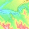 Mappa topografica Tinajones, altitudine, rilievo