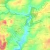Mappa topografica Le Roc, altitudine, rilievo