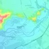 Mappa topografica El Trebal, altitudine, rilievo