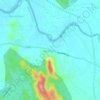 Mappa topografica Vajreshwari, altitudine, rilievo