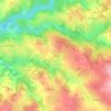 Mappa topografica Le Plantadis, altitudine, rilievo