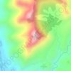 Mappa topografica Mt. Tamburok, altitudine, rilievo