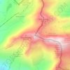Mappa topografica Mont Valaisan, altitudine, rilievo