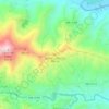 Mappa topografica Cerro Corbacho, altitudine, rilievo