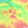 Mappa topografica Rigalou, altitudine, rilievo