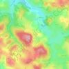 Mappa topografica Chassagne, altitudine, rilievo
