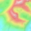Mappa topografica Joe Devel Peak, altitudine, rilievo