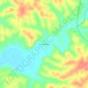 Mappa topografica Hurricane Mills, altitudine, rilievo