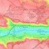 Mappa topografica Les Taupiniaux, altitudine, rilievo