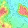 Mappa topografica La Merci Dieu, altitudine, rilievo