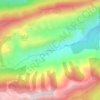 Mappa topografica Les Sausses, altitudine, rilievo