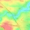 Mappa topografica Great Casterton, altitudine, rilievo