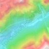 Mappa topografica Livet, altitudine, rilievo