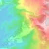 Mappa topografica Meda, altitudine, rilievo