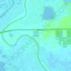 Mappa topografica Wallisville, altitudine, rilievo