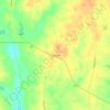 Mappa topografica Hartsfield, altitudine, rilievo