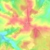 Mappa topografica À Samazeuil, altitudine, rilievo