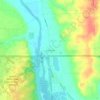 Mappa topografica Grand Valley, altitudine, rilievo