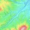 Mappa topografica Les Baraques, altitudine, rilievo
