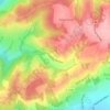 Mappa topografica Miançon, altitudine, rilievo