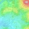 Mappa topografica Chiriac, altitudine, rilievo