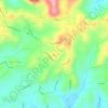 Mappa topografica Cerro Vargas, altitudine, rilievo