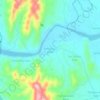 Mappa topografica San Simon West, altitudine, rilievo