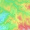 Mappa topografica Lorien, altitudine, rilievo