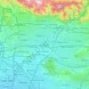Mappa topografica El Monte, altitudine, rilievo