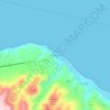Mappa topografica Acqualadroni, altitudine, rilievo