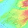 Mappa topografica Delani, altitudine, rilievo