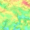 Mappa topografica Manéran, altitudine, rilievo