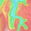 Mappa topografica La Peyrouse, altitudine, rilievo