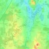 Mappa topografica Granges Piroux, altitudine, rilievo