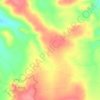 Mappa topografica Las Cabezadas, altitudine, rilievo