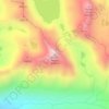 Mappa topografica Mount Regan, altitudine, rilievo