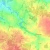 Mappa topografica Kervenou, altitudine, rilievo