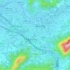 Mappa topografica 粉嶺樓村, altitudine, rilievo