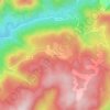 Mappa topografica Bisè, altitudine, rilievo