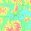 Mappa topografica Pawhuska, altitudine, rilievo