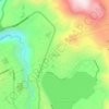 Mappa topografica Priorato, altitudine, rilievo