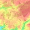 Mappa topografica La Petite Rabaudière, altitudine, rilievo