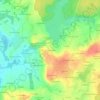 Mappa topografica La Croix Notelle, altitudine, rilievo