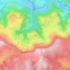 Mappa topografica Verteilhac, altitudine, rilievo