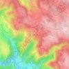 Mappa topografica Labourdarie, altitudine, rilievo