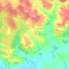 Mappa topografica Le Colombier, altitudine, rilievo