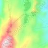 Mappa topografica Résurgence, altitudine, rilievo